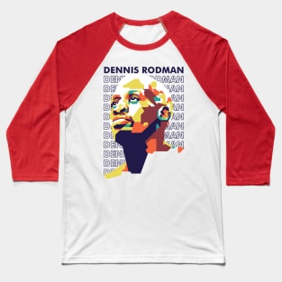 Dennis Rodman WPAP Art Baseball T-Shirt